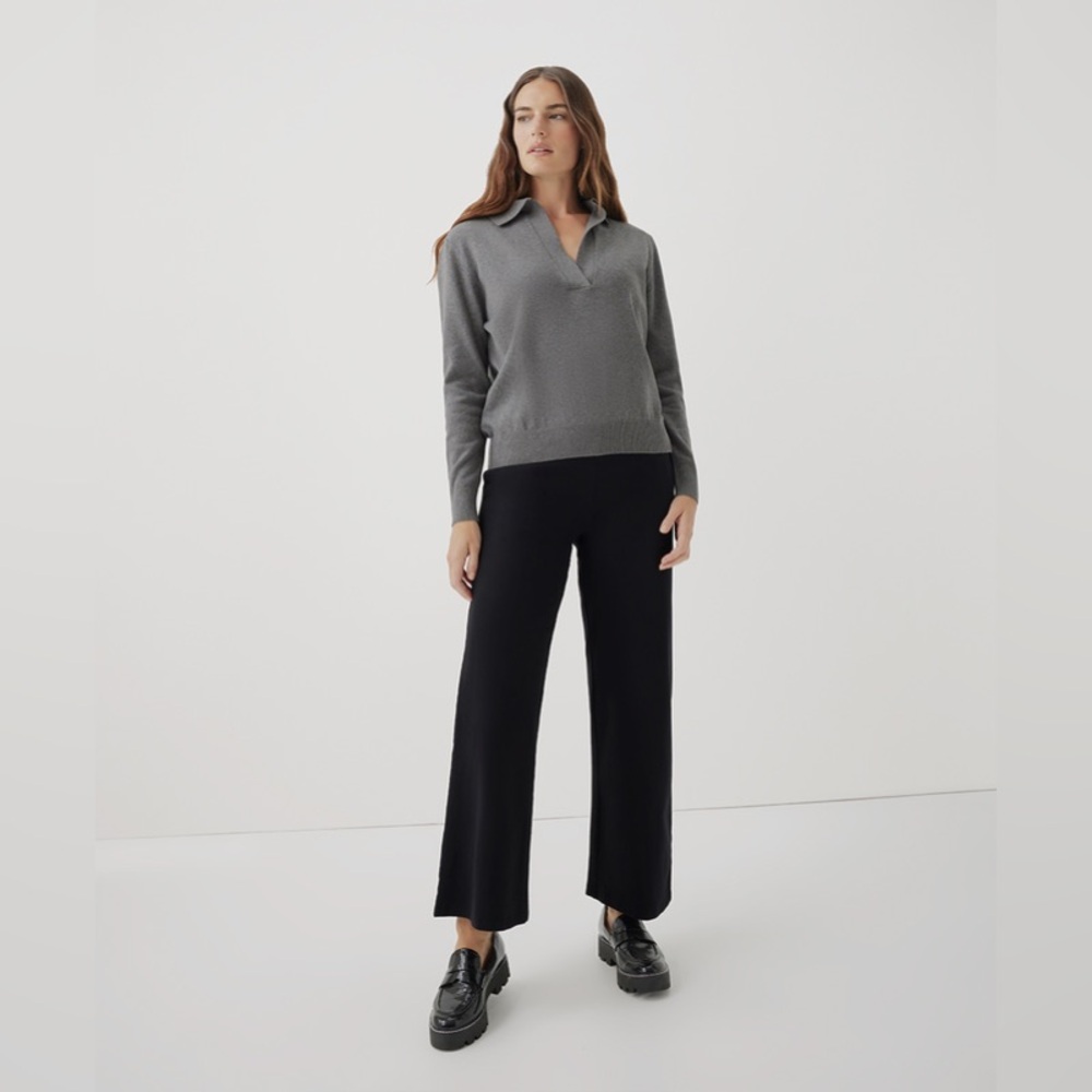 PACT Women's Organic Cotton Wide leg Pants